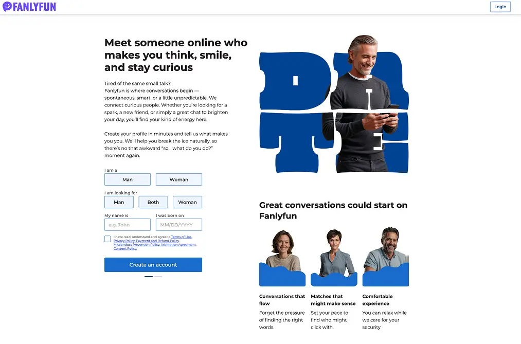 Fanlyfun Platform Website